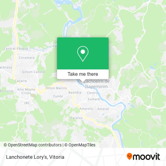 Lanchonete Lory's map