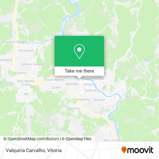 Valquiria Carvalho map