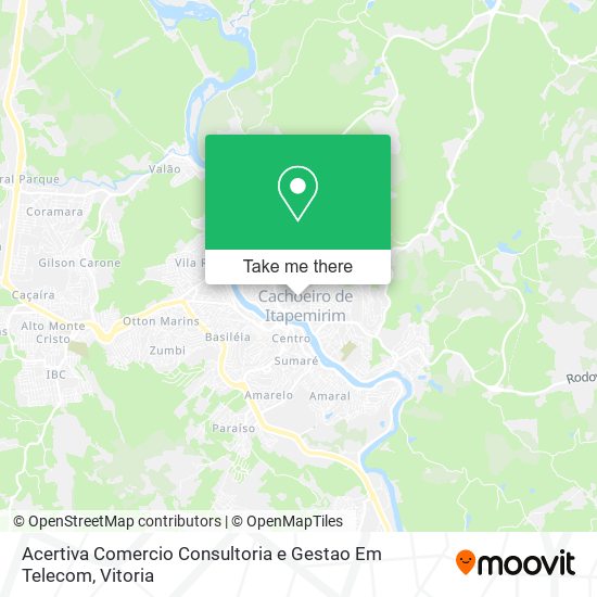 Acertiva Comercio Consultoria e Gestao Em Telecom map