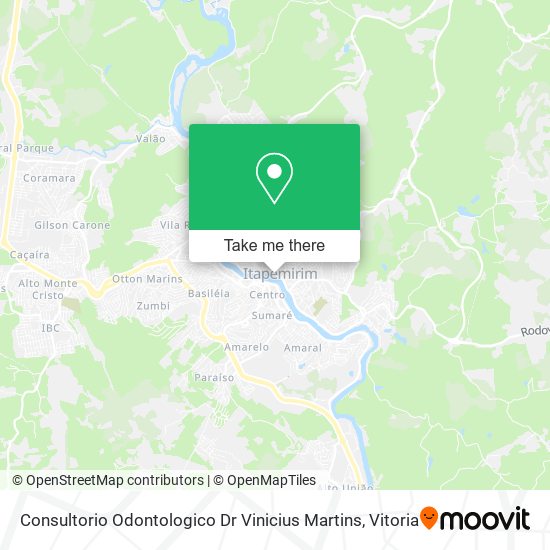 Consultorio Odontologico Dr Vinicius Martins map