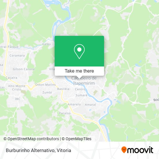 Burburinho Alternativo map