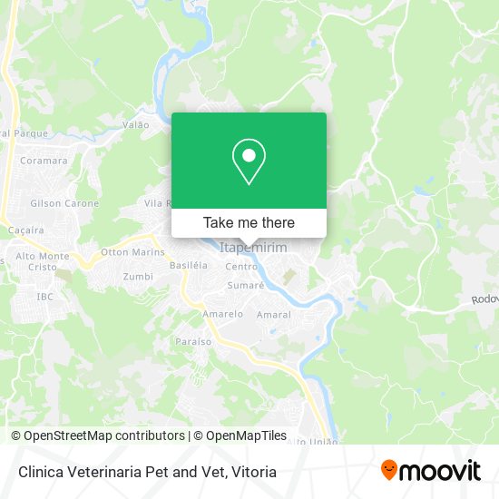 Clinica Veterinaria Pet and Vet map