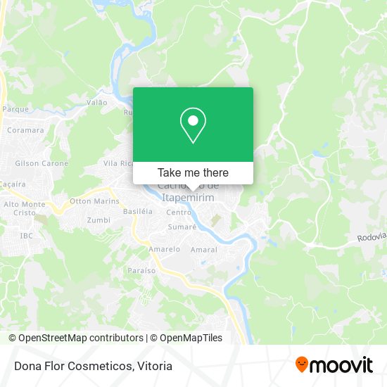 Dona Flor Cosmeticos map