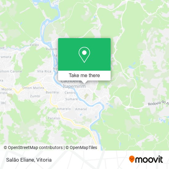 Salão Eliane map