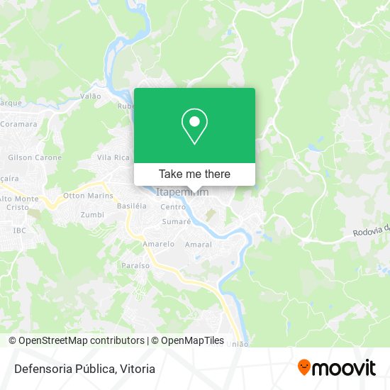 Defensoria Pública map