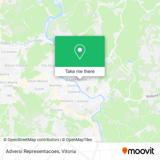 Adversi Representacoes map