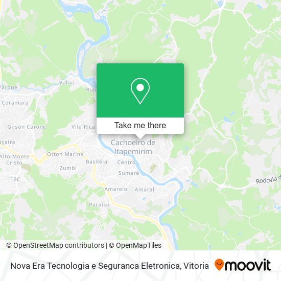 Nova Era Tecnologia e Seguranca Eletronica map