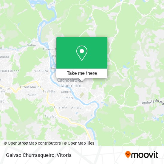 Galvao Churrasqueiro map