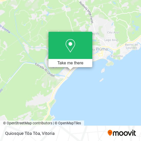 Quiosque Tôa Tôa map