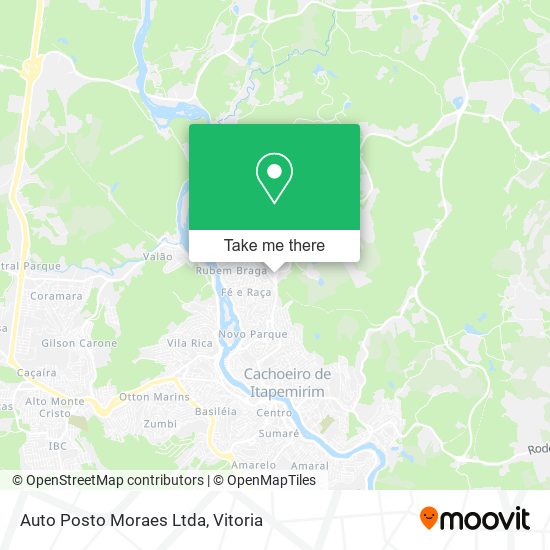 Auto Posto Moraes Ltda map