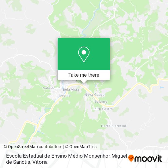 Escola Estadual de Ensino Médio Monsenhor Miguel de Sanctis map