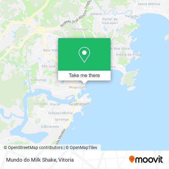 Mundo do Milk Shake map