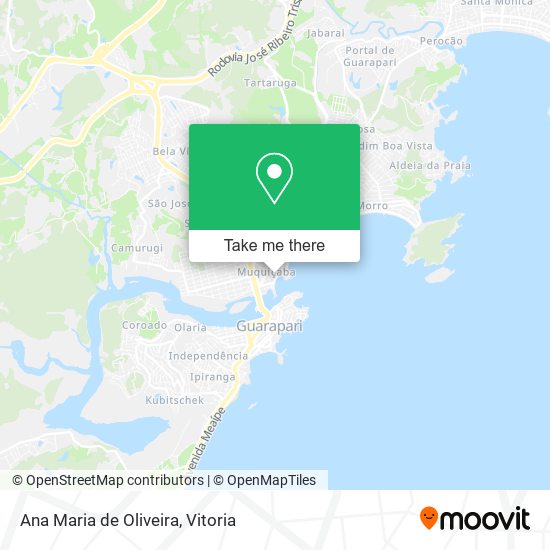 Ana Maria de Oliveira map