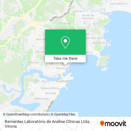 Bernardes Laboratório de Análise Clínicas Ltda map
