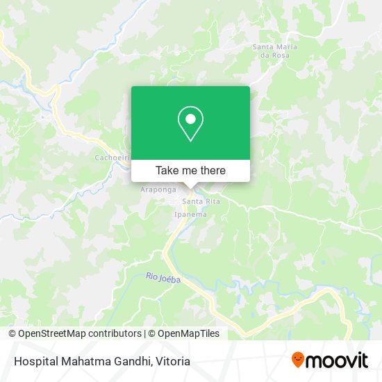Hospital Mahatma Gandhi map