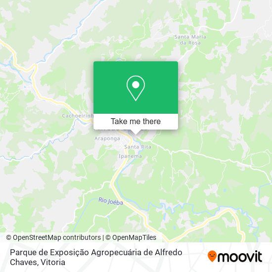 Parque de Exposição Agropecuária de Alfredo Chaves map