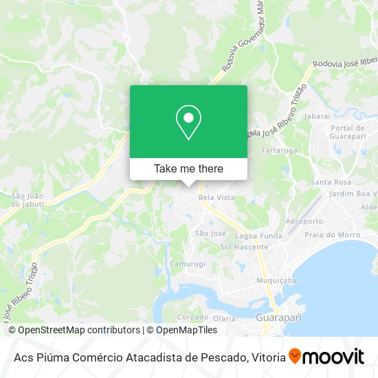 Acs Piúma Comércio Atacadista de Pescado map