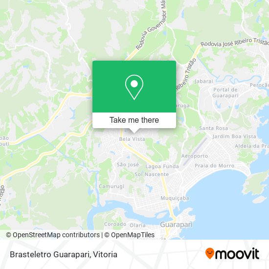 Brasteletro Guarapari map