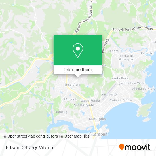 Edson Delivery map