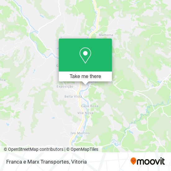 Franca e Marx Transportes map