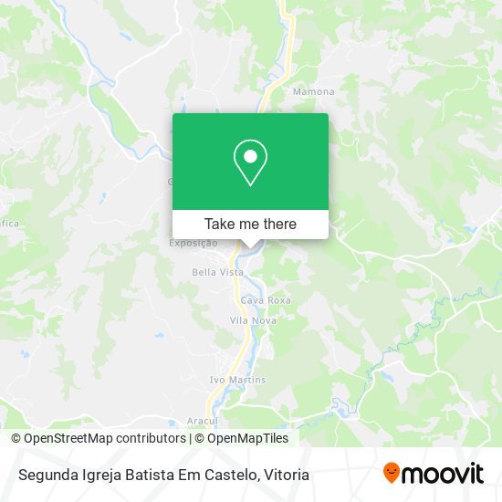 Segunda Igreja Batista Em Castelo map