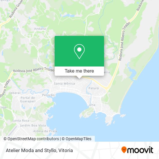 Atelier Moda and Styllo map
