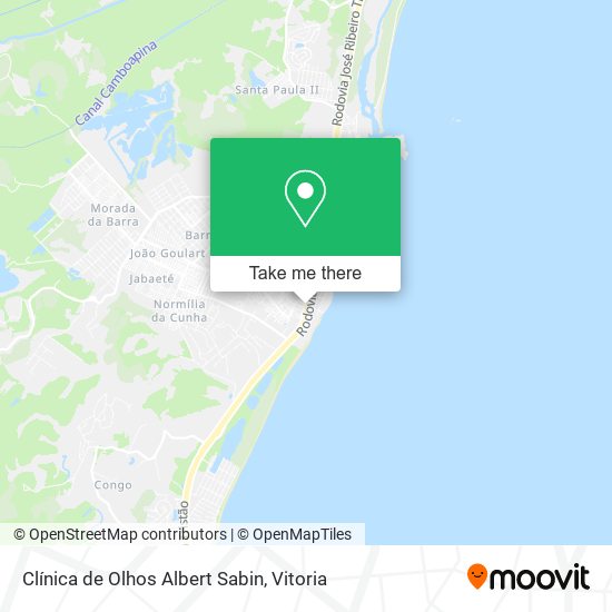Clínica de Olhos Albert Sabin map