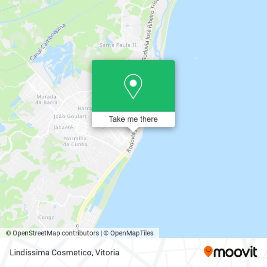 Lindissima Cosmetico map