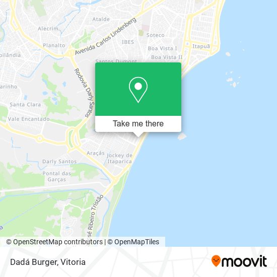 Dadá Burger map