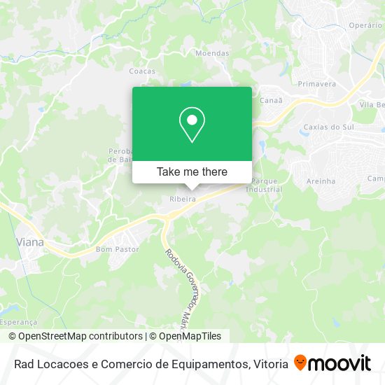 Rad Locacoes e Comercio de Equipamentos map