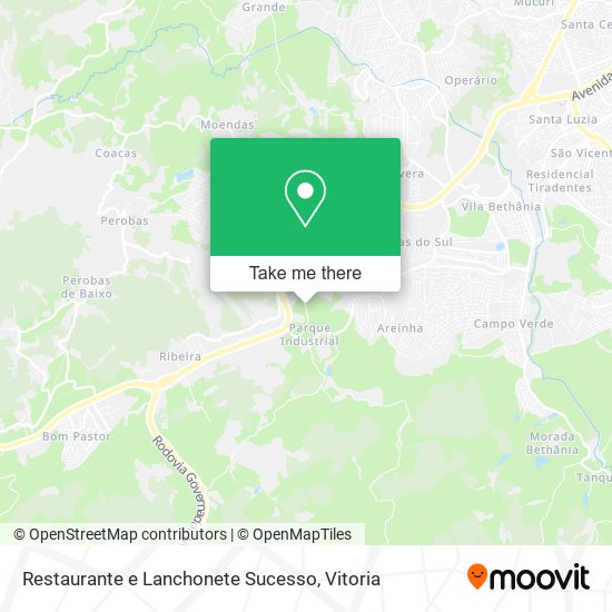 Restaurante e Lanchonete Sucesso map