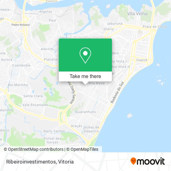 Ribeiroinvestimentos map