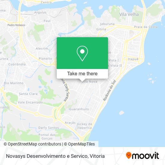 Mapa Novasys Desenvolvimento e Servico