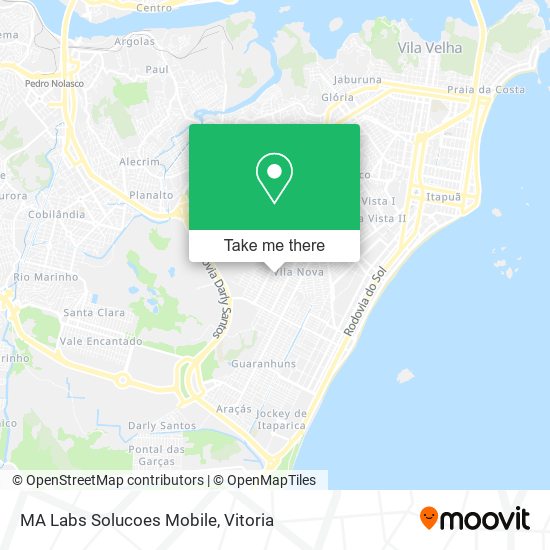 MA Labs Solucoes Mobile map