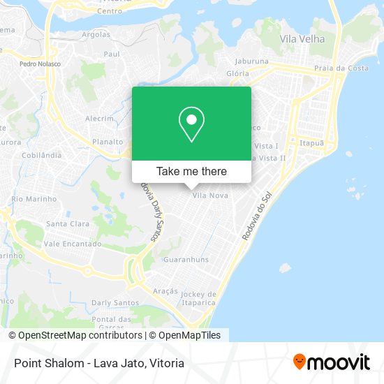 Point Shalom - Lava Jato map