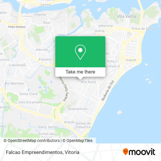 Falcao Empreendimentos map