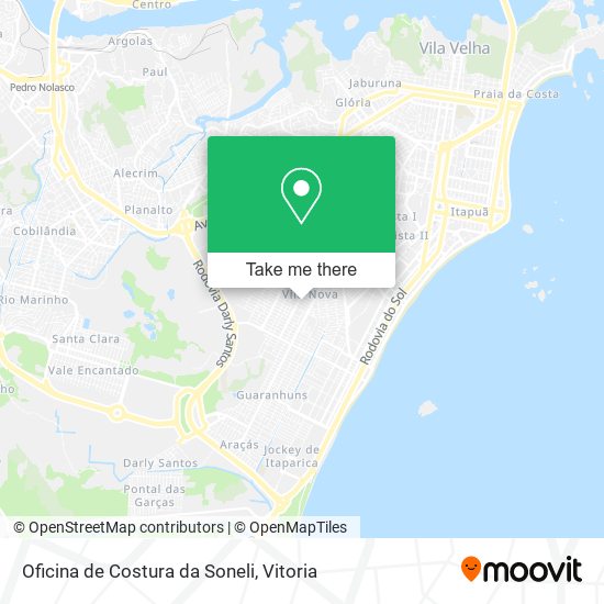 Oficina de Costura da Soneli map