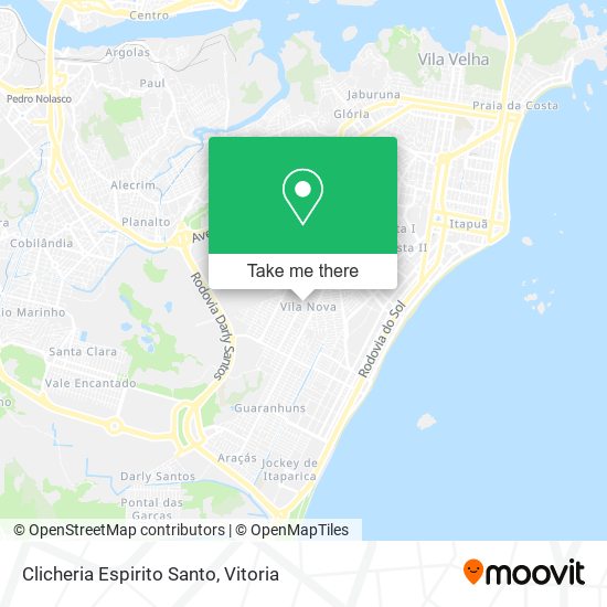 Clicheria Espirito Santo map