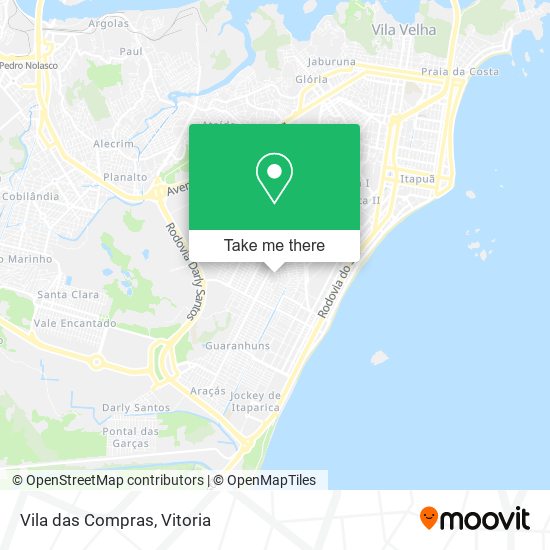 Vila das Compras map