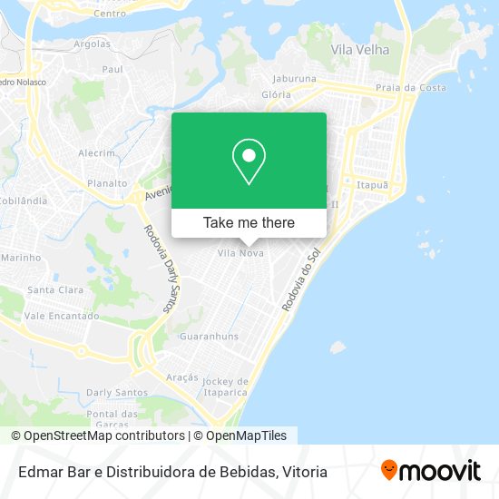 Edmar Bar e Distribuidora de Bebidas map