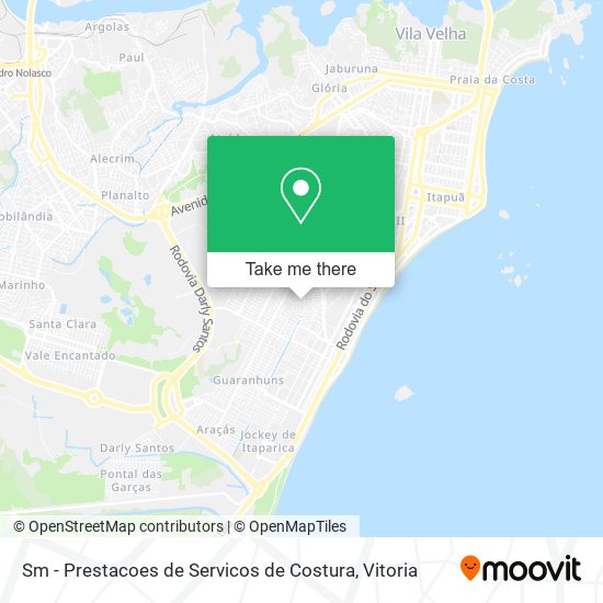 Sm - Prestacoes de Servicos de Costura map