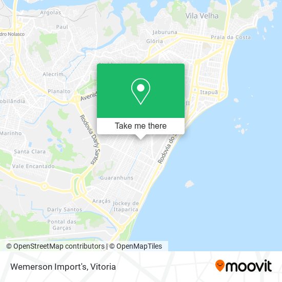 Wemerson Import's map