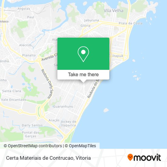 Certa Materiais de Contrucao map