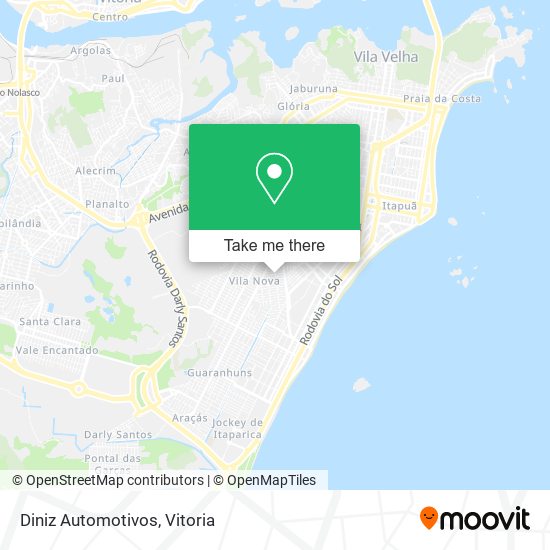 Mapa Diniz Automotivos