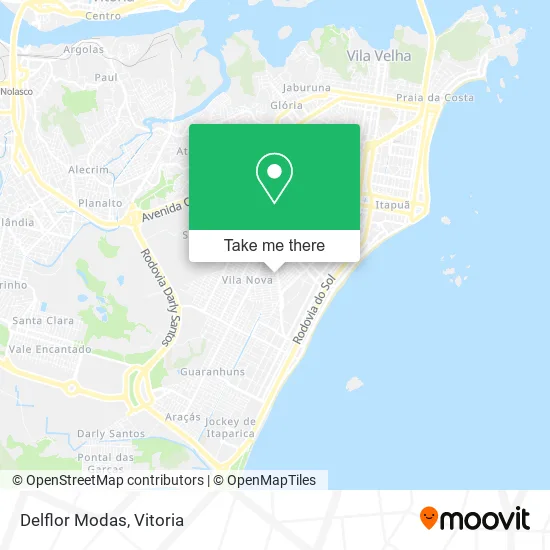 Delflor Modas map
