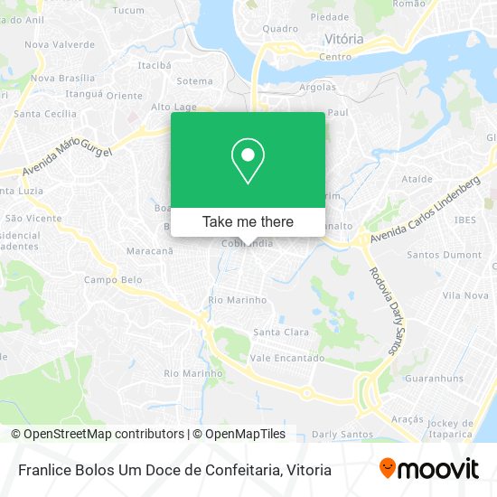 Franlice Bolos Um Doce de Confeitaria map