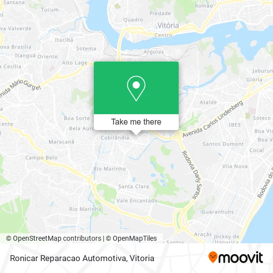 Ronicar Reparacao Automotiva map