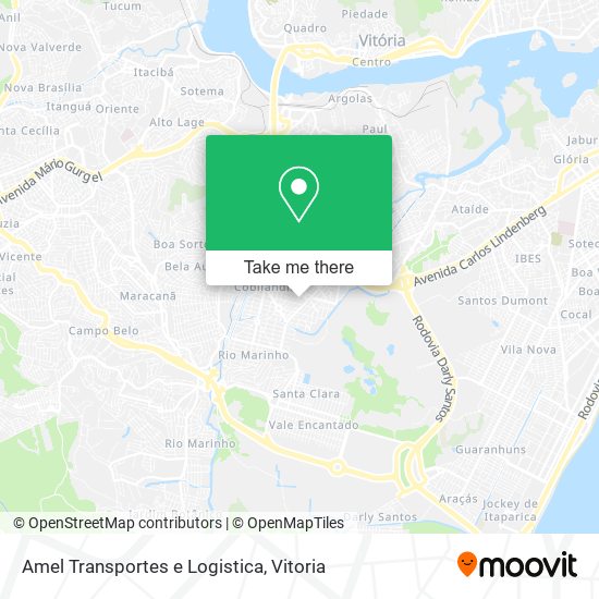 Amel Transportes e Logistica map