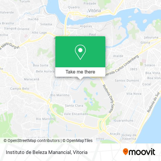 Instituto de Beleza Manancial map