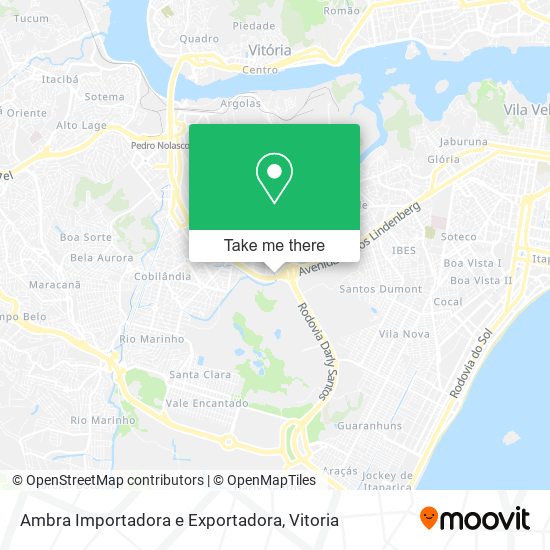 Ambra Importadora e Exportadora map